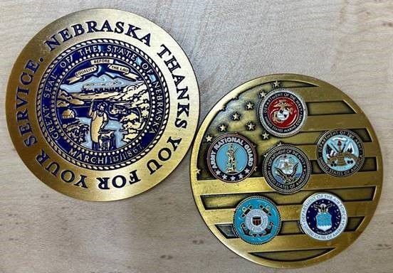 Military coins